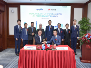 Công ty TNHH Công nghệ Huawei Việt Nam và Công ty Cổ phần Đầu tư và Phát triển Điện Becamex - VSIP ký kết thỏa thuận hợp tác chiến lược nhằm thúc đẩy chuyển đổi năng lượng xanh tại Bình Dương